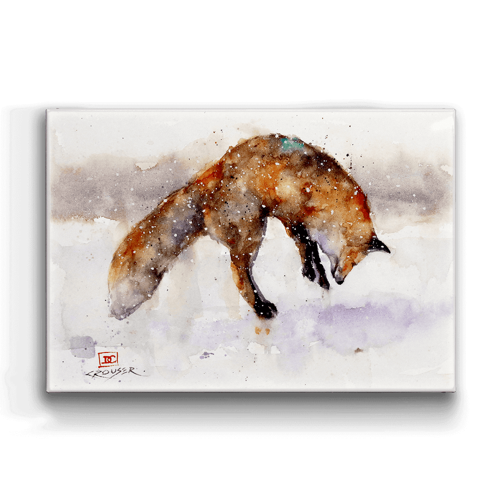Jumping Fox - Metal Box Art – Old Wood Signs