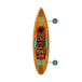 Tiki Hut - Surfboard Wall Art