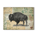 Bison - Wood & Metal Wall Art