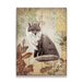 Fox - Wood & Metal Wall Art