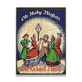 Oh Holy Night Carolers Sign