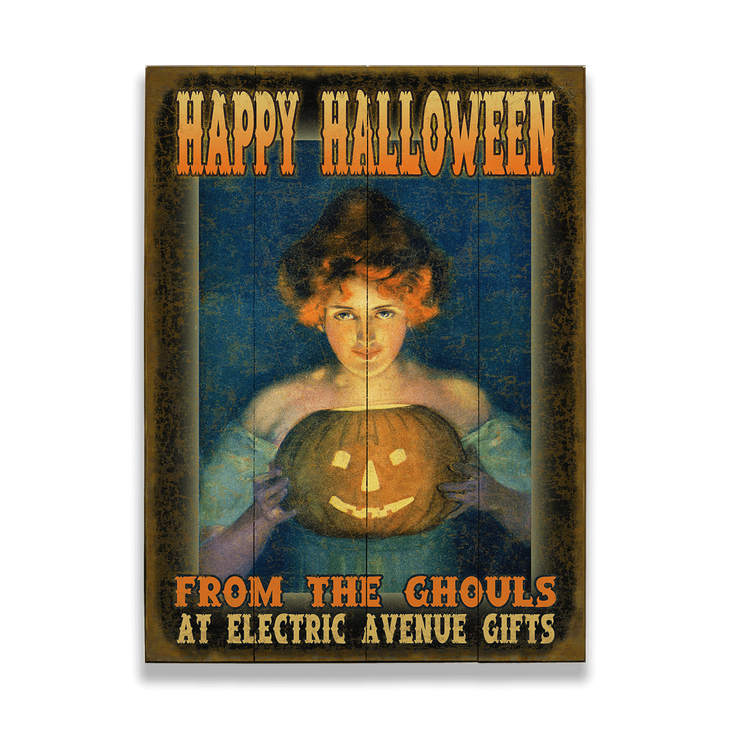 Happy Halloween from the Ghouls Sign - Happy Halloween from the Ghouls Sign