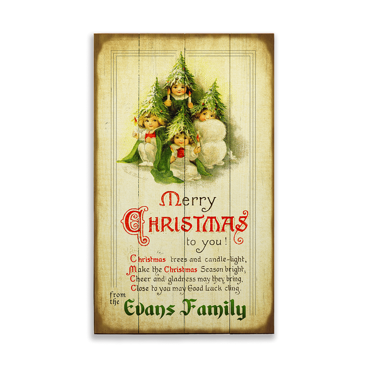 Merry Christmas Poem Sign - Merry Christmas Poem Sign
