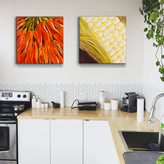 Carrots - Metal Box Art Metal Box Wall Art Nancy Seiler