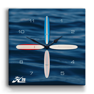 Hobie Surfboard Clock - Metal Box Art Hobie