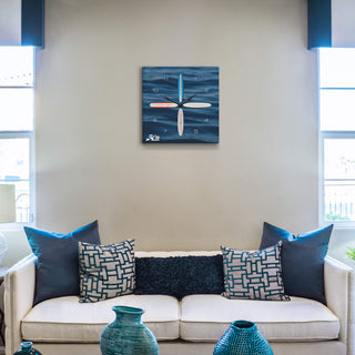 Hobie Surfboard Clock - Metal Box Art Hobie