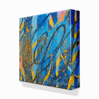 Written Wood - Metal Box Art Metal Box Wall Art Nancy Seiler