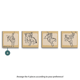 Bronc Rider: Four Piece Collection - Metal Box Art