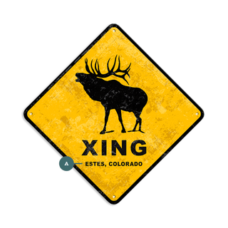 Elk Crossing - Metal Wall Art Meissenburg Designs