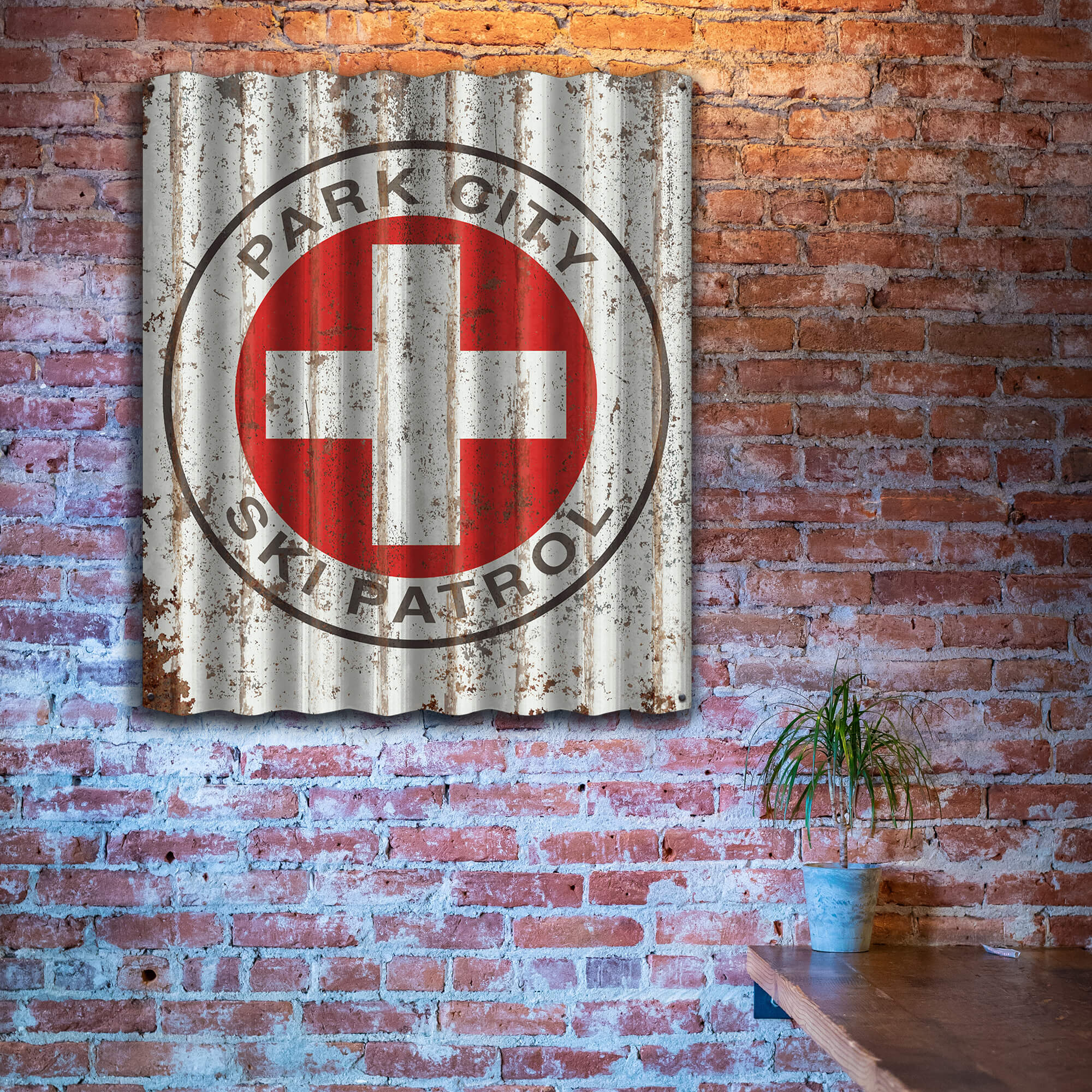 HBXNZ Ski Patrol Metal Tin Sign - 16x4 Inch Wall Decor For Garage, Bar, Man Cave