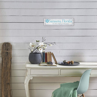 Coastal Icon Landmark Sign: Aqua - Wall Decor Joanne Murphy