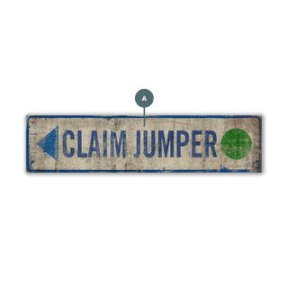 Directional Ski Trail Marker Sign: Green Circle - Wood & Metal Wall Art