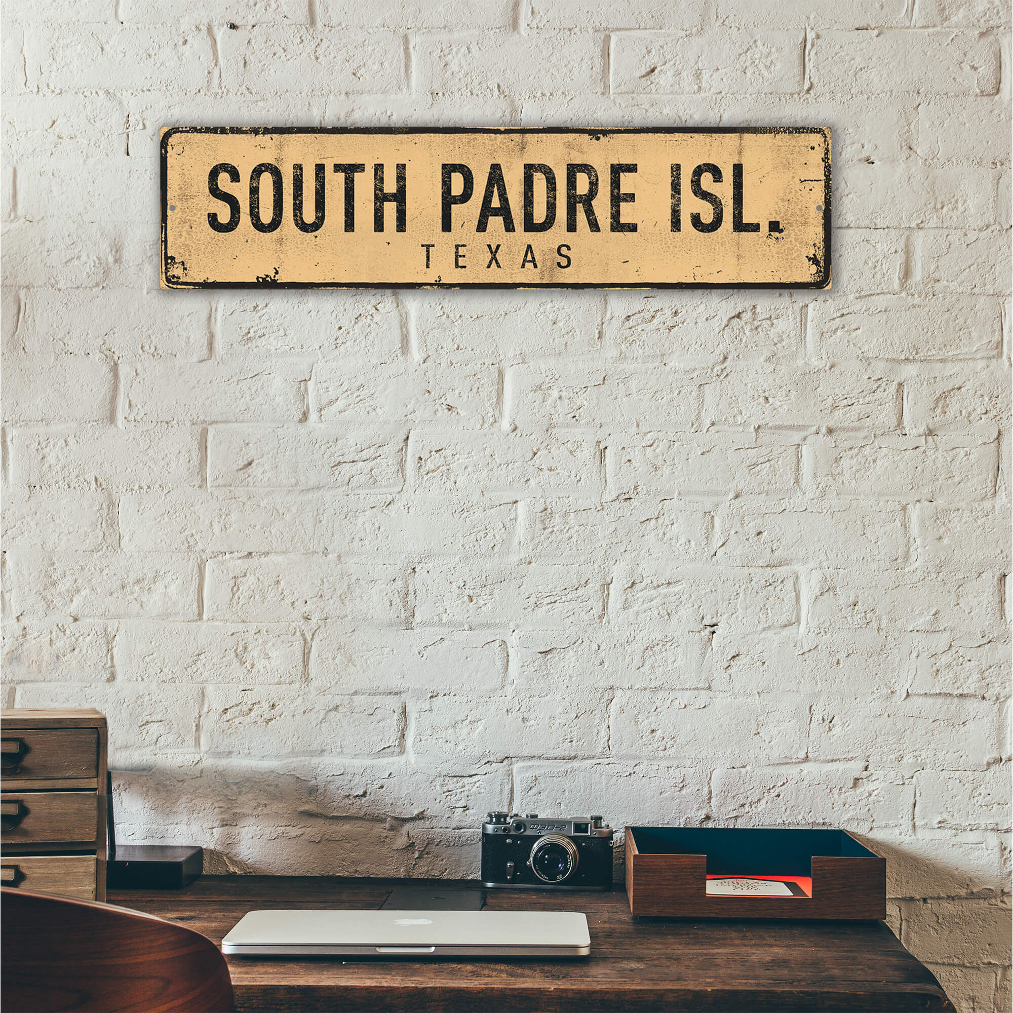 Landmark Classic Custom Signs: Sand 2 - Wall Decor – Old Wood Signs
