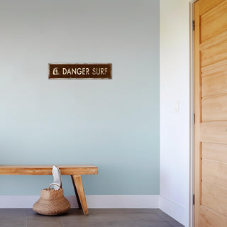 Landmark Surf Custom Signs: Brown - Wall Decor Out West Design