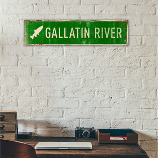 Landmark Fish Custom Signs: Green - Wall Decor Out West Design