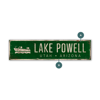 Landmark Speedboat Custom Signs: Green 2 - Wall Decor