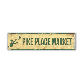 Landmark Signs: Pike Place Market - Wall Decor Out West Design