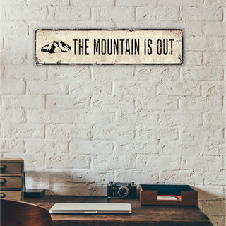 Landmark Signs: Mt. Rainier - Wall Decor Out West Design