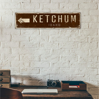 Landmark Arrow Custom Signs: Brown 2 - Wall Decor Out West Design