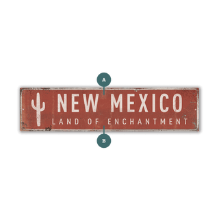 Landmark Cactus Custom Signs: Terra Cotta 2 - Wall Decor