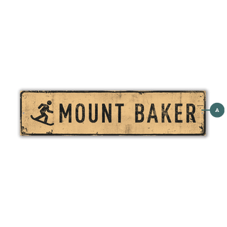 Landmark Snowboarder Custom Signs: Sand 1 - Wall Decor
