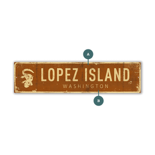 Landmark Salamander Custom Signs: Rust 2 - Wall Decor