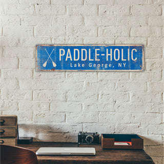 Landmark Paddles Custom Signs: Blue 2 - Wall Decor