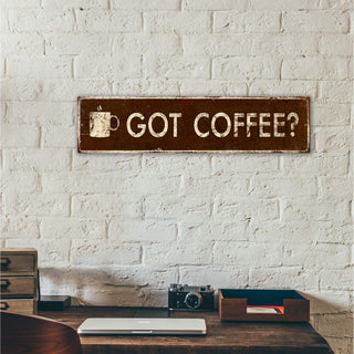 Landmark Coffee Mug Custom Signs: Brown 1 - Wall Decor