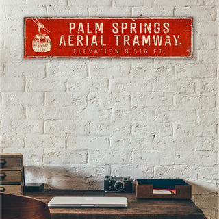 Landmark Tramway Custom Signs: Red 3 - Wall Decor Out West Design
