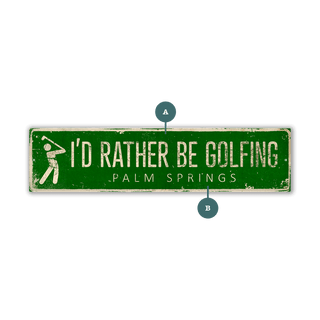 Landmark Golf Custom Signs: Green 2 - Wall Decor