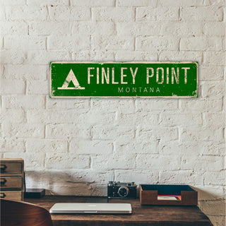 Landmark Tent Custom Signs: Green - Wall Decor