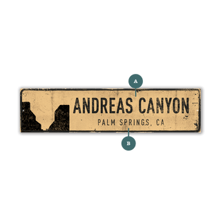 Landmark Canyon Custom Signs: Sand - Wall Decor