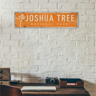 Landmark Joshua Tree Custom Signs: Orange - Wall Decor