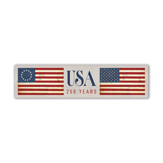 USA 250 Years – Patriotic Anniversary Flag - Wall Decor