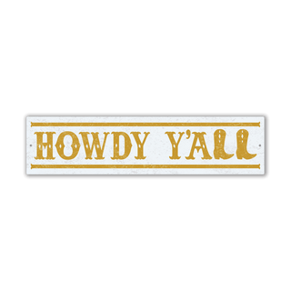Howdy Y'all: A Western Welcome - Wall Decor