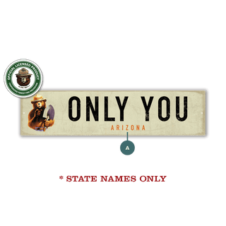 Smokey Bear 1985 Only You: White Landmark - Wall Decor