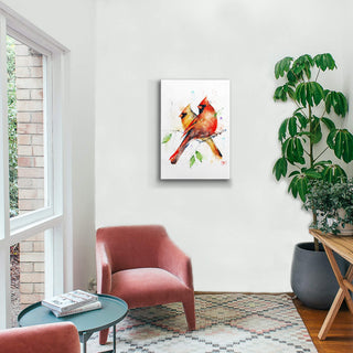 Cardinal Pair - Metal Box Art