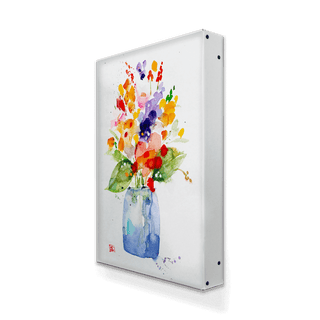 Flower Vase - Metal Box Art Metal Box Wall Art Dean Crouser