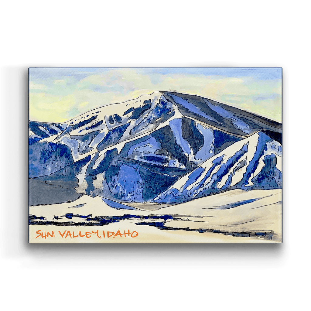Sign 2756 The Majesty of Sun Valley - Metal Box Art – Old Wood Signs