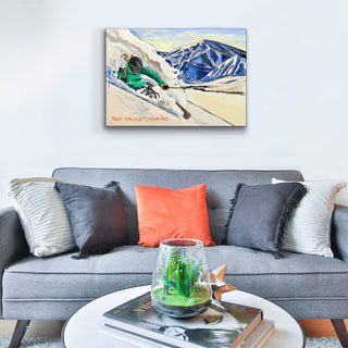 Ski the Dream in Sun Valley - Metal Box Art Ed Anderson