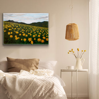 Spring Mountainside- Metal Box Art Metal Box Wall Art Nancy Seiler