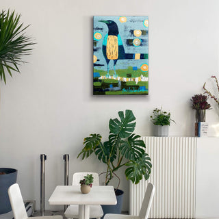 Bird on a Branch - Metal Box Art by Shelle Lindholm