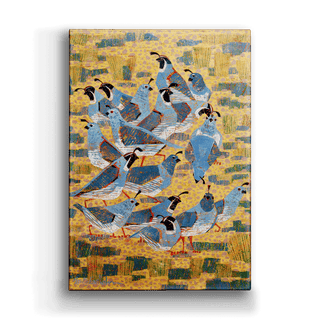 Covey of Quail - Metal Box Art