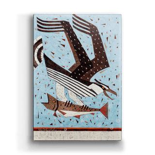 Fishing Hawk-Osprey - Metal Box Art