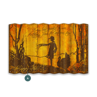 Every Leaf Speaks to Me - Corrugated Metal Wall Art Meissenburg Designs