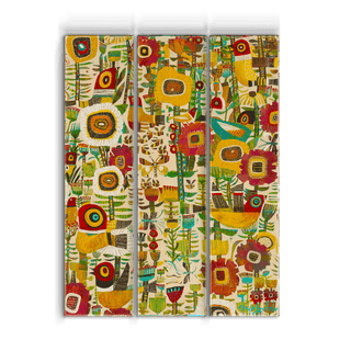 Garden Party: 3-Piece Metal Box Art Set Metal Box Wall Art Shelle Lindholm