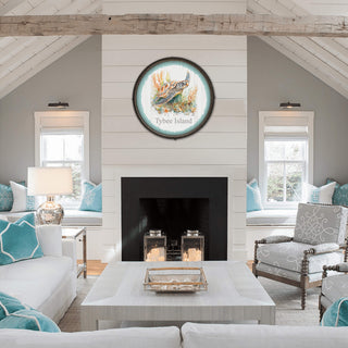 Sea Turtle Watercolor - Barrel End Wall Art Joanne Murphy