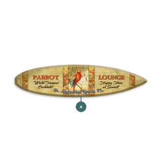 Parrot Lounge - Surfboard Wall Art