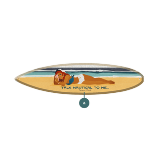 Talk Nautical To Me - Surfboard Wall Art Meissenburg Designs