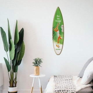 Dive Into Paradise - Surfboard Wall Art